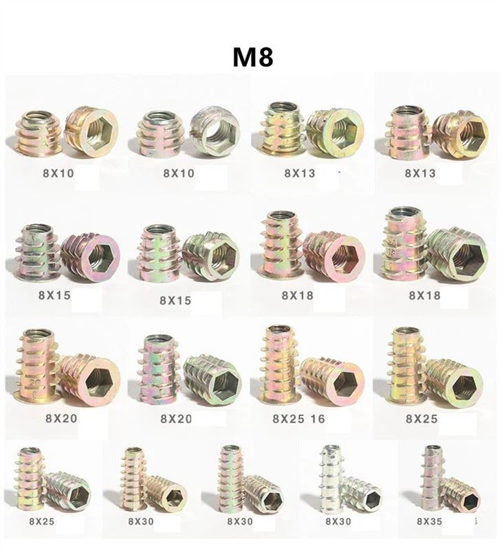 M8 Threaded Inserts Nut